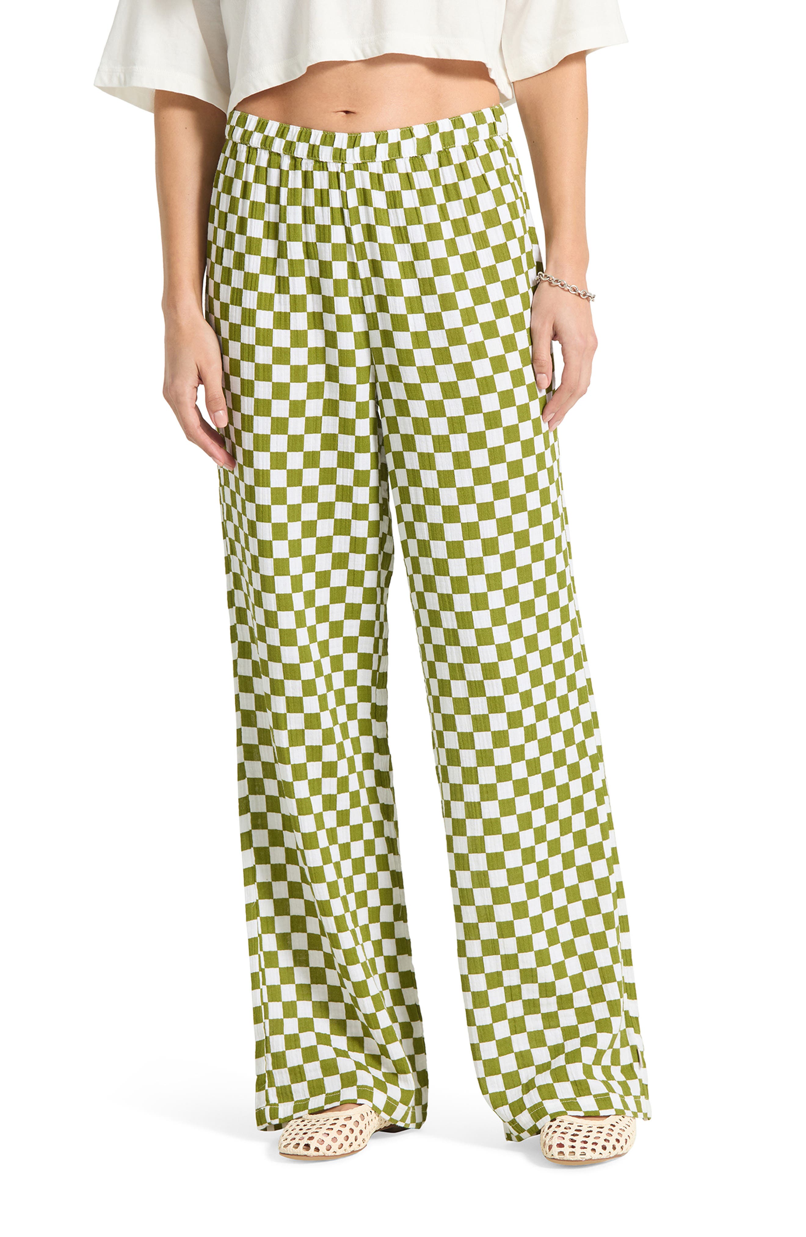 SUBLIME GREEN CHECKERBOARD