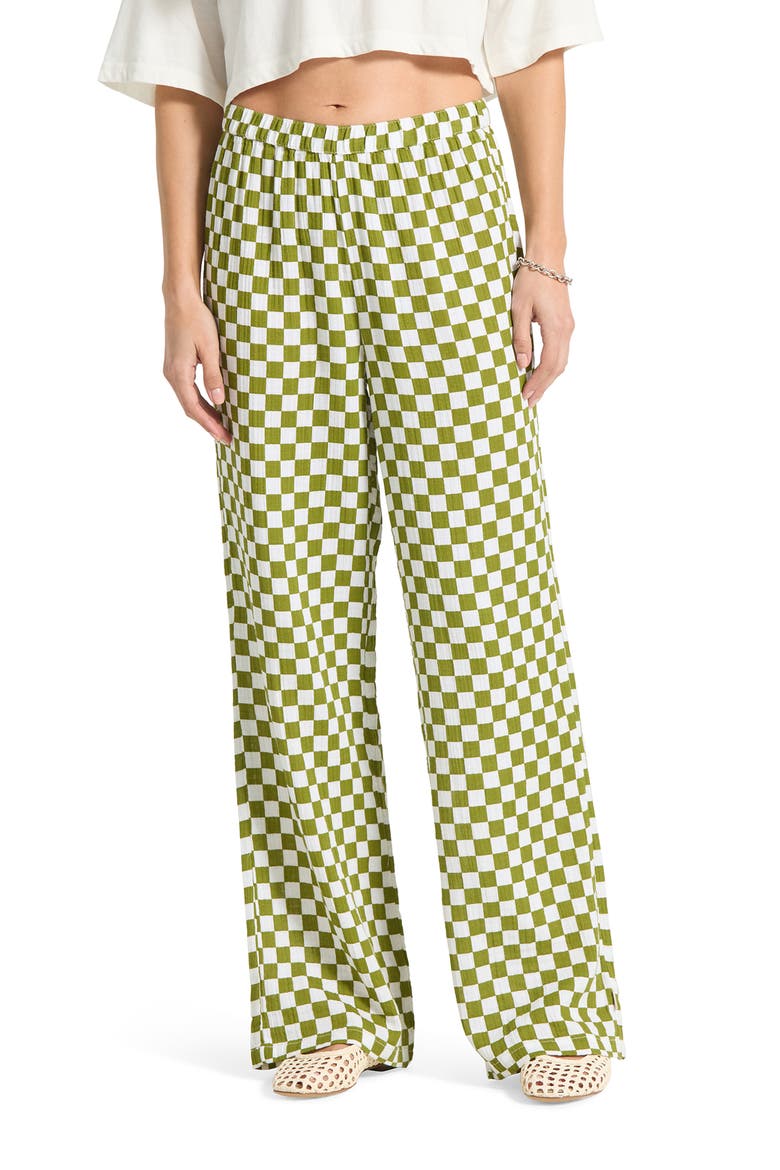The Lola Lounge Pants, Main, color, SUBLIME GREEN CHECKERBOARD