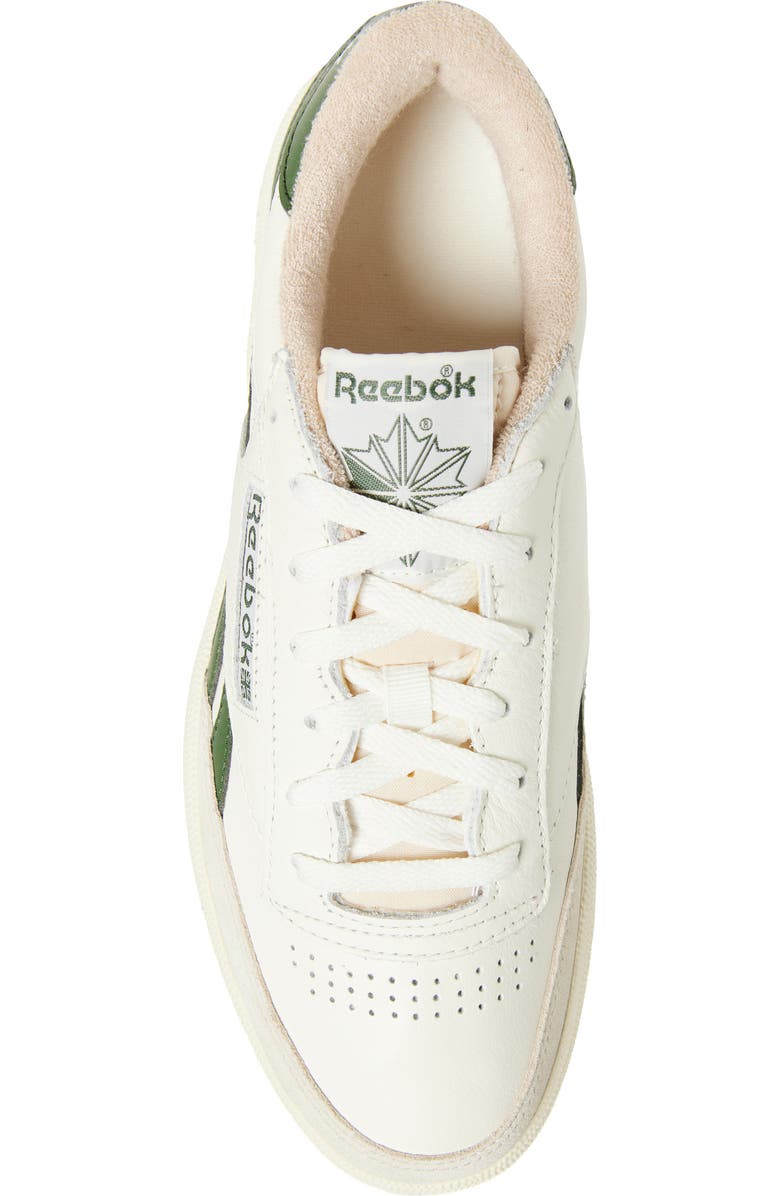 Reebok Club C Revenge Vintage Sneaker, Alternate, color, Chalk/ Breakawaygreen/ Tan