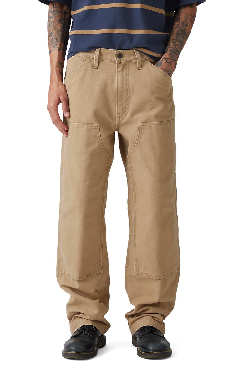 Levi's 568<sup>™</sup> Loose Straight Leg Double Knee Jeans, Main, color, Tigers Eye Canvas