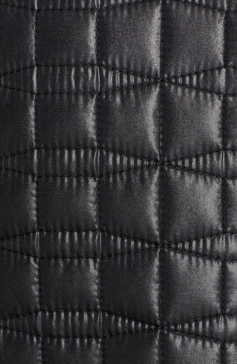 Kate Spade New York bow quilted coat, Alternate, color, 