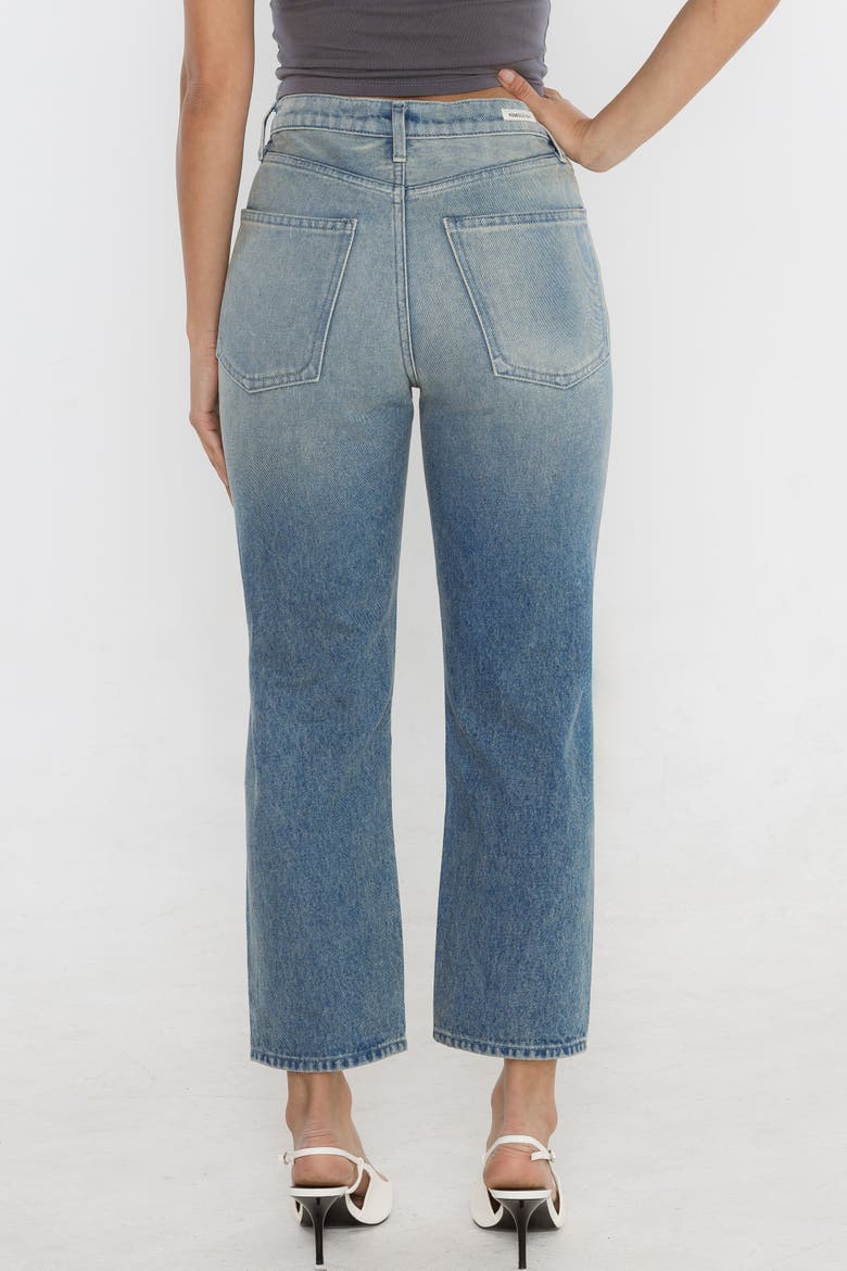 The Gail Mini Barrel Jean, Alternate, color, Cove Blue
