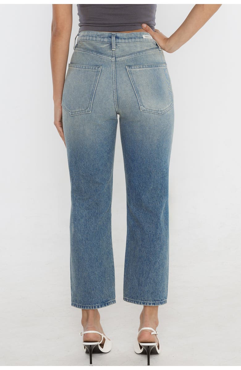 Rudes Denim The Gail Mini Barrel Jean, Alternate, color, Cove Blue
