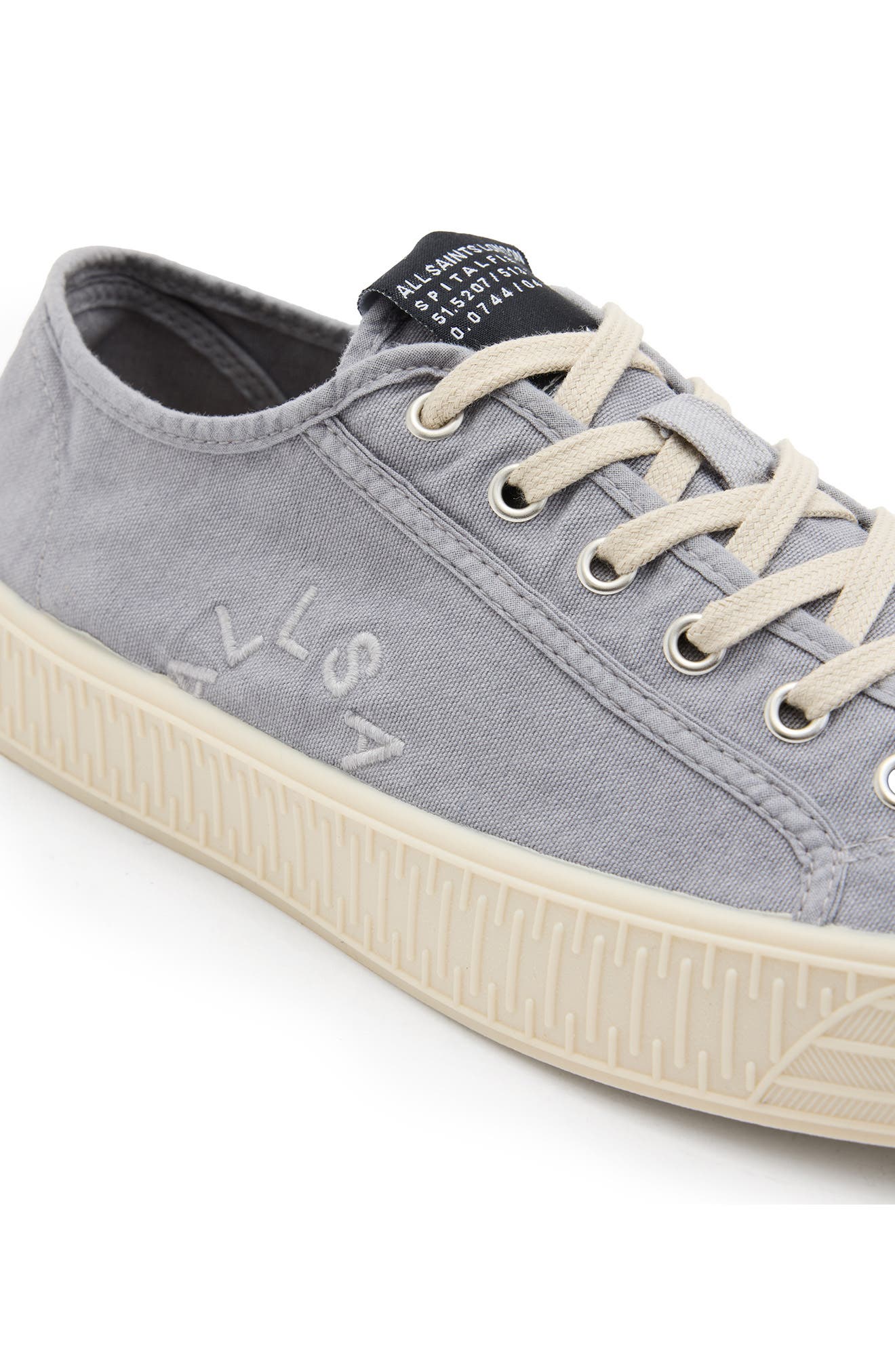 AllSaints Sherman Low Top Canvas Sneaker, Alternate, color, 