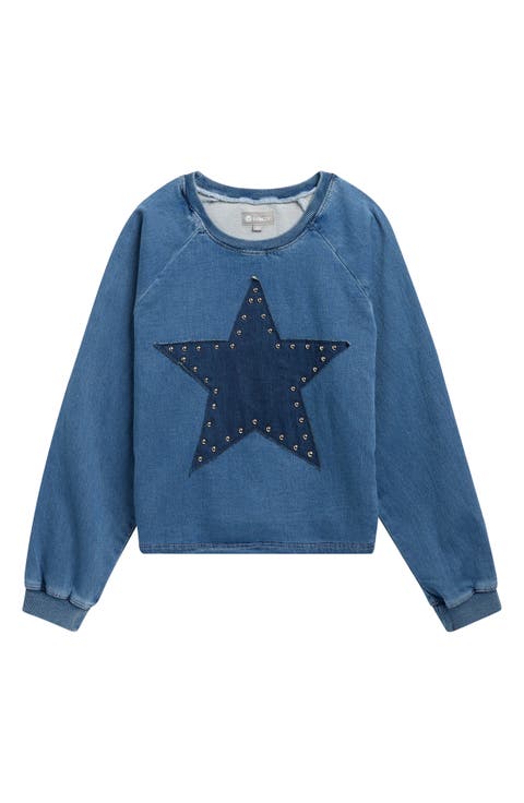 Kids' Star Patch Sweatshirt