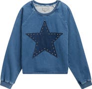 Tractr Kids' Star Patch Sweatshirt