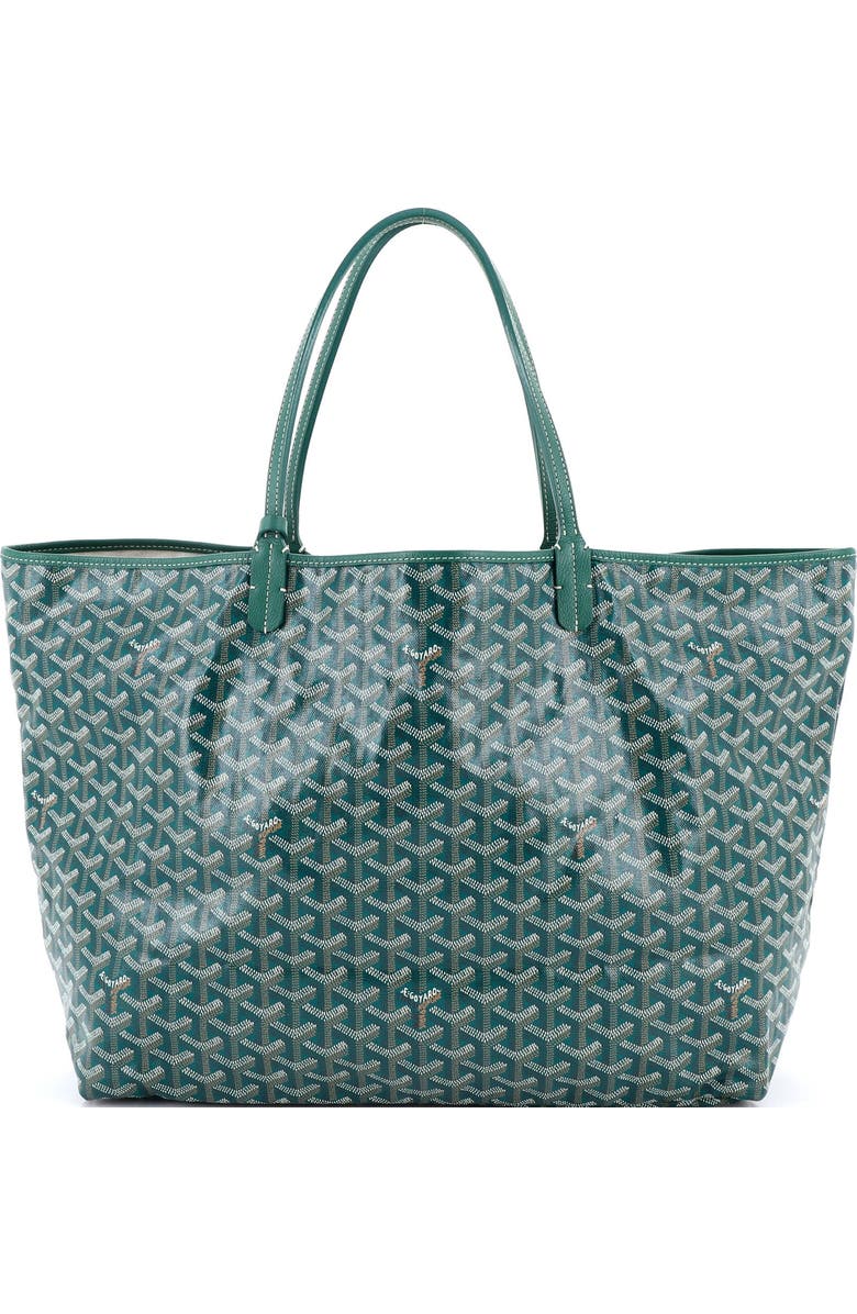 Pre-Owned Goyard Saint Louis Tote Coated Canvas GM, Main, color, Green