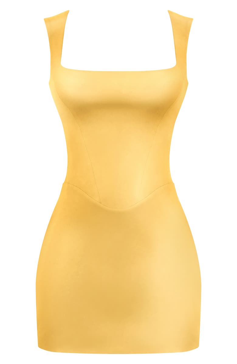 HOUSE OF CB Enya Corset Minidress, Alternate, color, Apricot