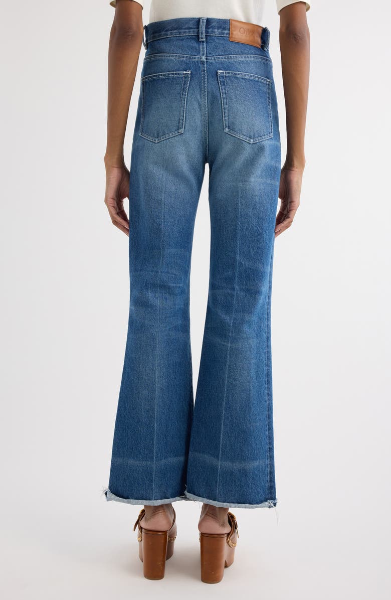 Chloé High Waist Flare Leg Jeans, Alternate, color,