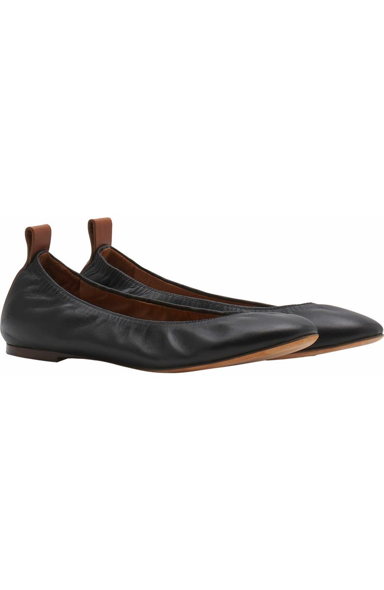Lanvin The Leather Ballerina Flat, Alternate, color,