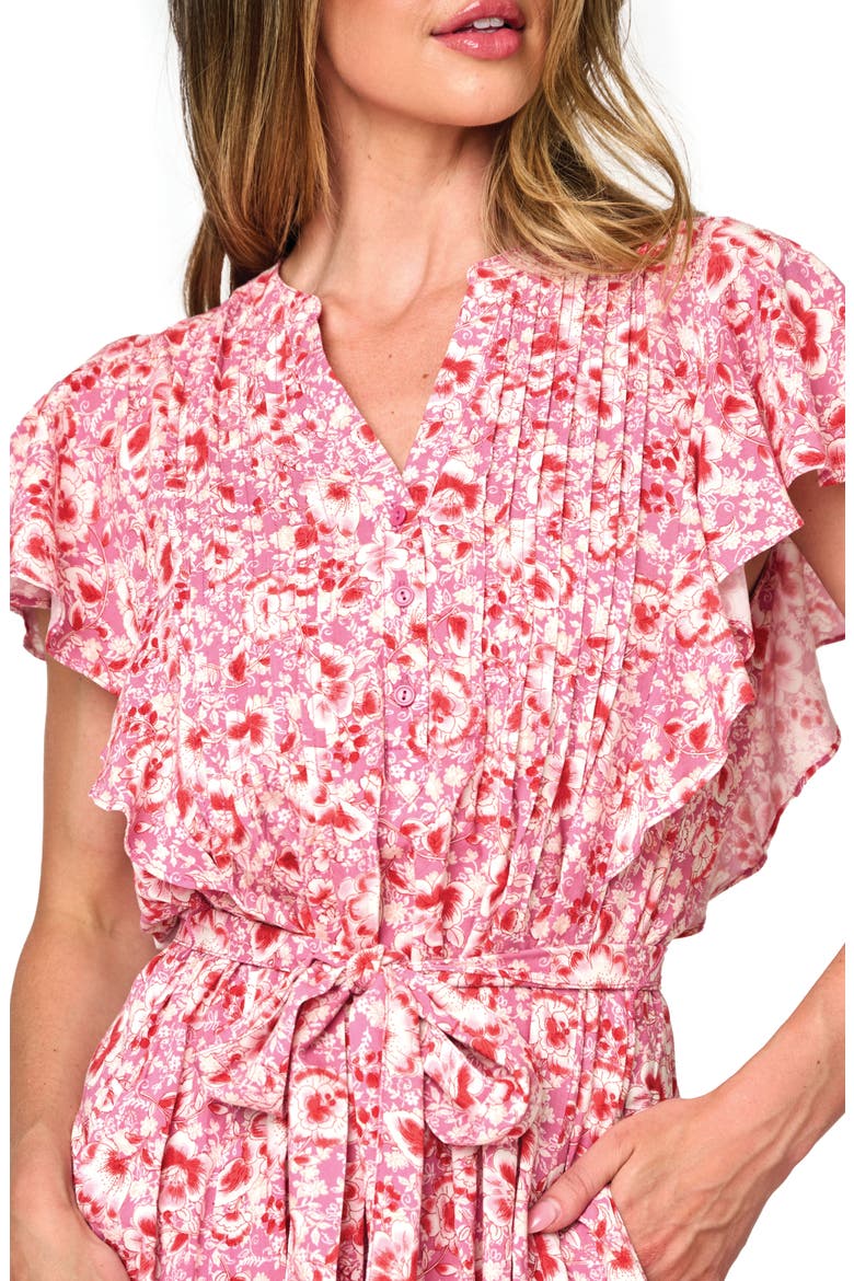 The Grace Floral Maxi Dress, Alternate, color, ROSE BOUQUET FLORAL