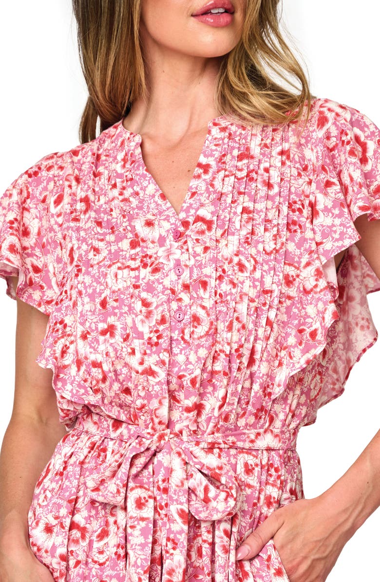 GIBSONLOOK The Grace Floral Maxi Dress, Alternate, color, Rose Bouquet Floral