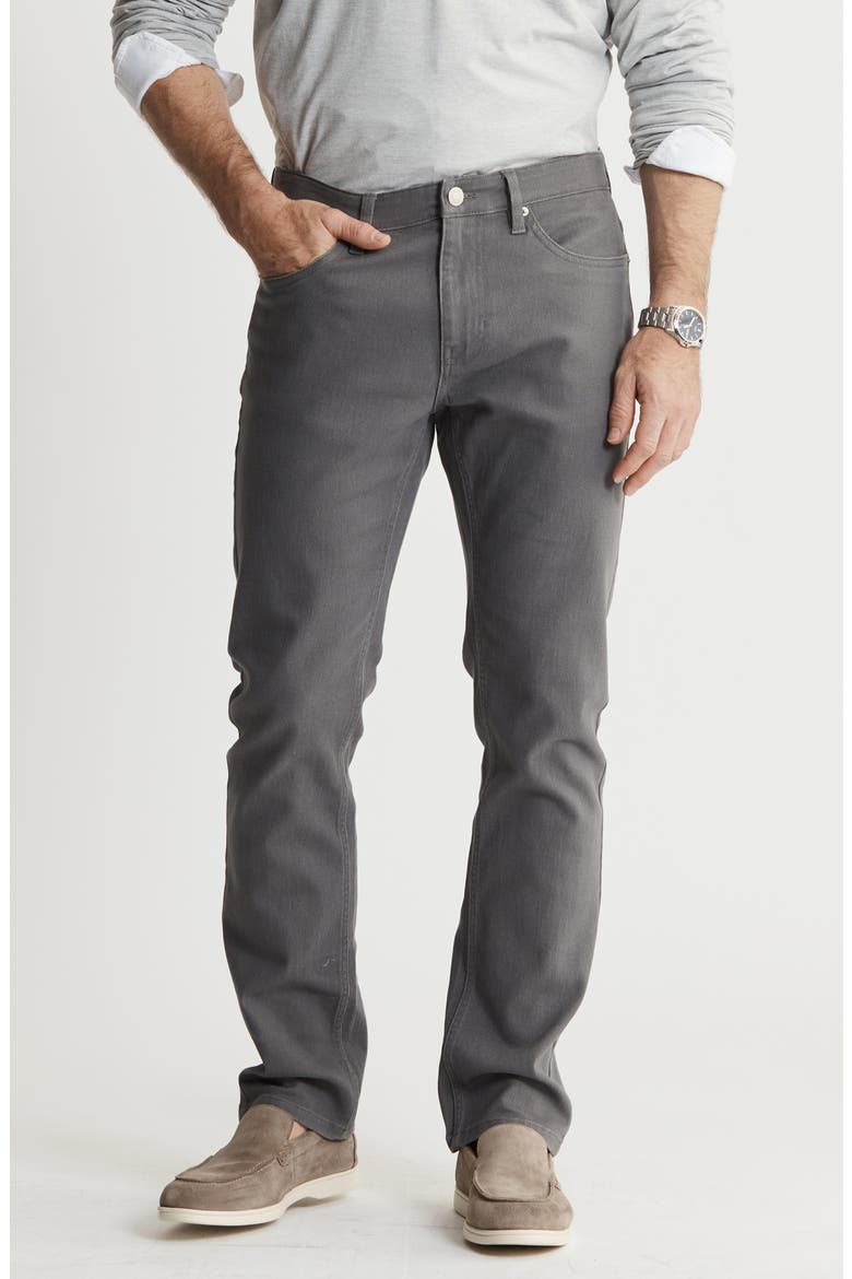 Bowery Straight Leg Denim Pants, Main, color, GREY