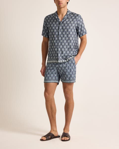 Maitan Silk Relaxed Fit Silk Passetto Shirt