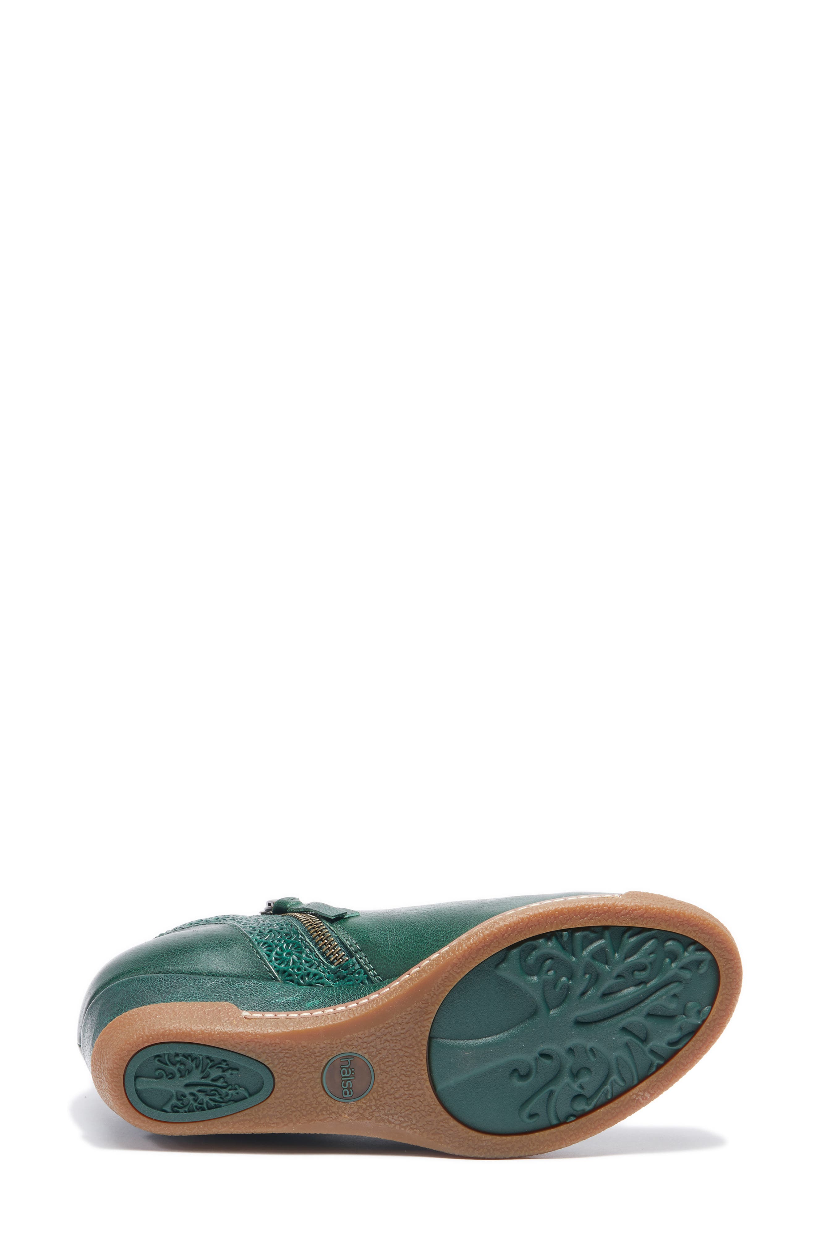 Devina Wedge Bootie, Alternate, color, DARK GREEN