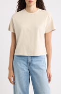 Marine Layer Luxe Cotton Blend Jersery Crewneck T-Shirt