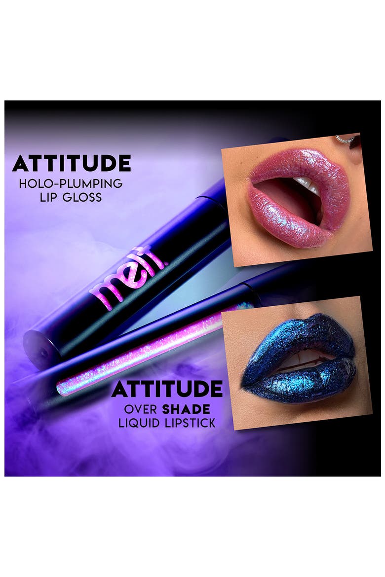 Rebel Holo Plumping Lip Gloss (Limited Edition), Alternate, color, ATTITUDE