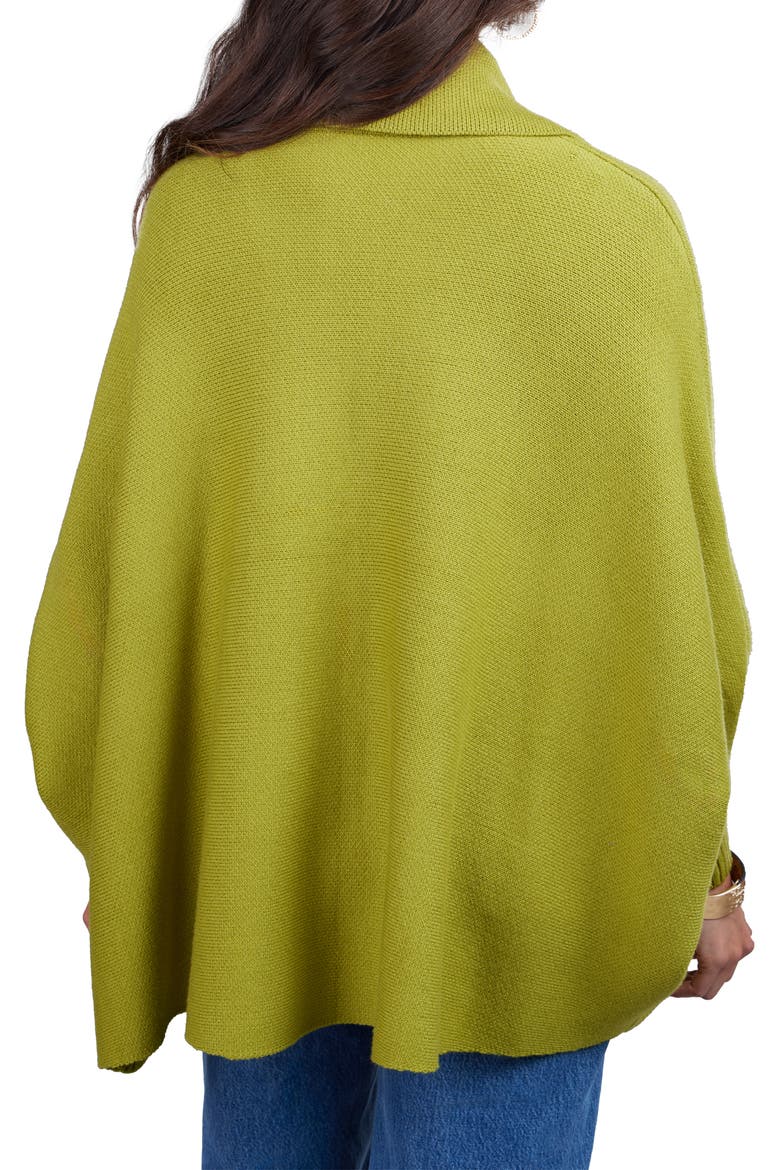 Oversize Ribbed Knit Cardigan, Alternate, color, LIME GREEN