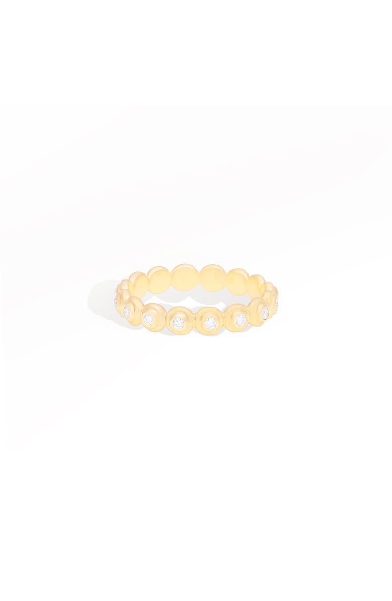 Campbell + Charlotte Evolve Stacking Ring - Small, Main, color, Diamond-Gold