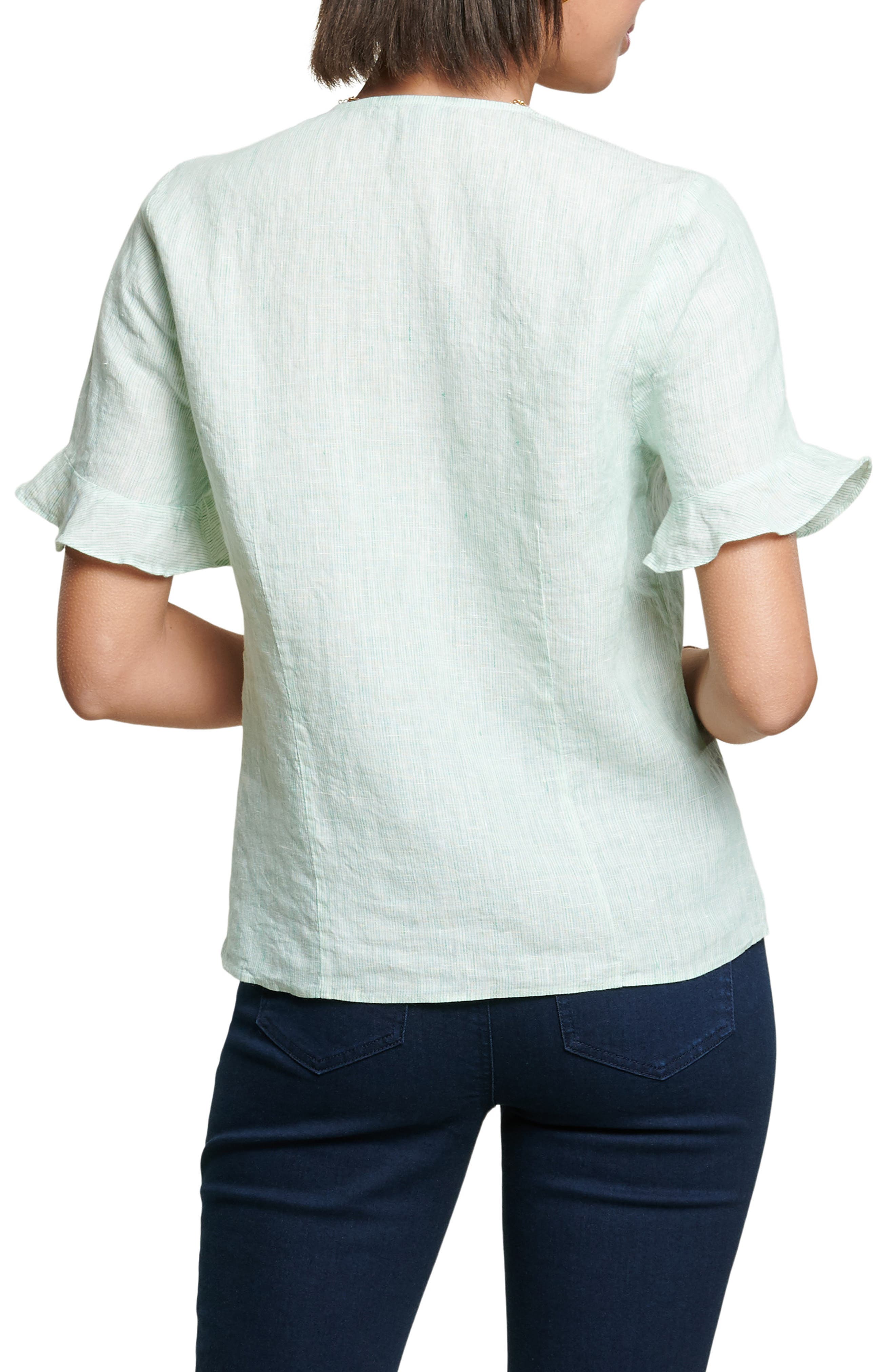NYDJ Flounce Sleeve Blouse (Women) | Nordstromrack