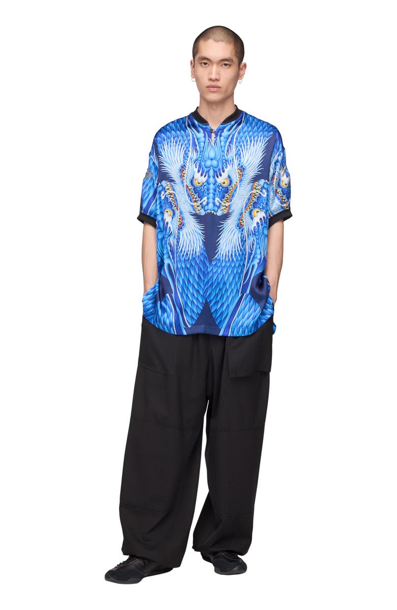 Y-3 Satin Dragon Graphic Jersey, Alternate, color, Multicolour