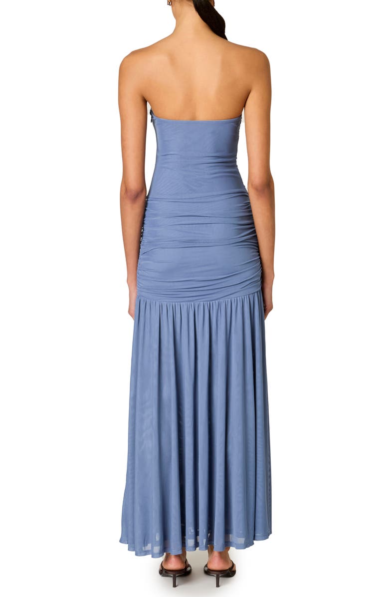 Nia Abbott Kinney Strapless Maxi Dress, Alternate, color, Slate Blue