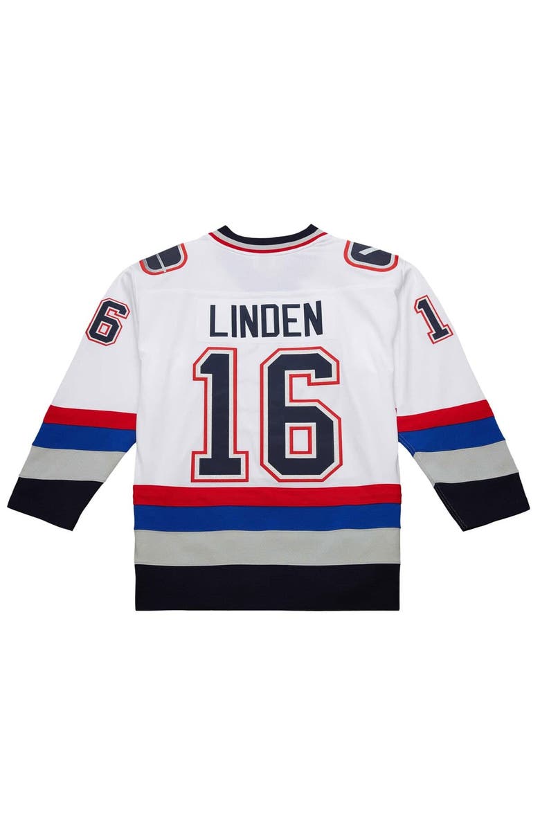 Mitchell & Ness Men's Trevor Linden White Vancouver Canucks 2003-04 Power Play Jersey, Alternate, color, White
