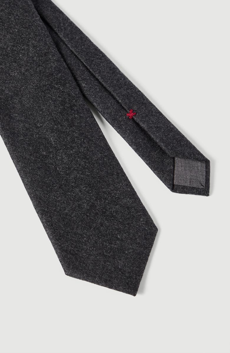 Brunello Cucinelli Piqué shirt with shoulder yoke, Alternate, color, Lignite Grey