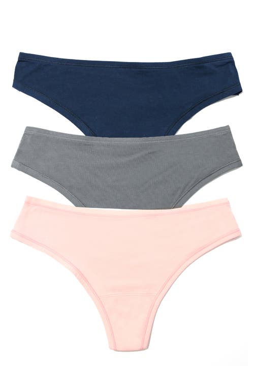 Hanky Panky Play Assorted 3-pack Thongs In Multi