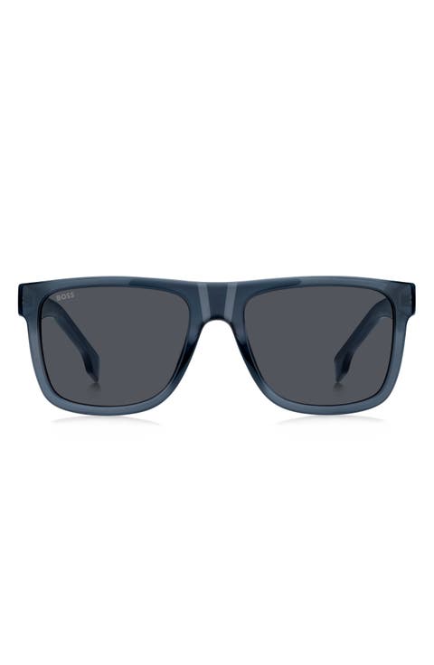 55mm Rectangular Sunglasses