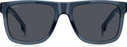BOSS 55mm Rectangular Sunglasses