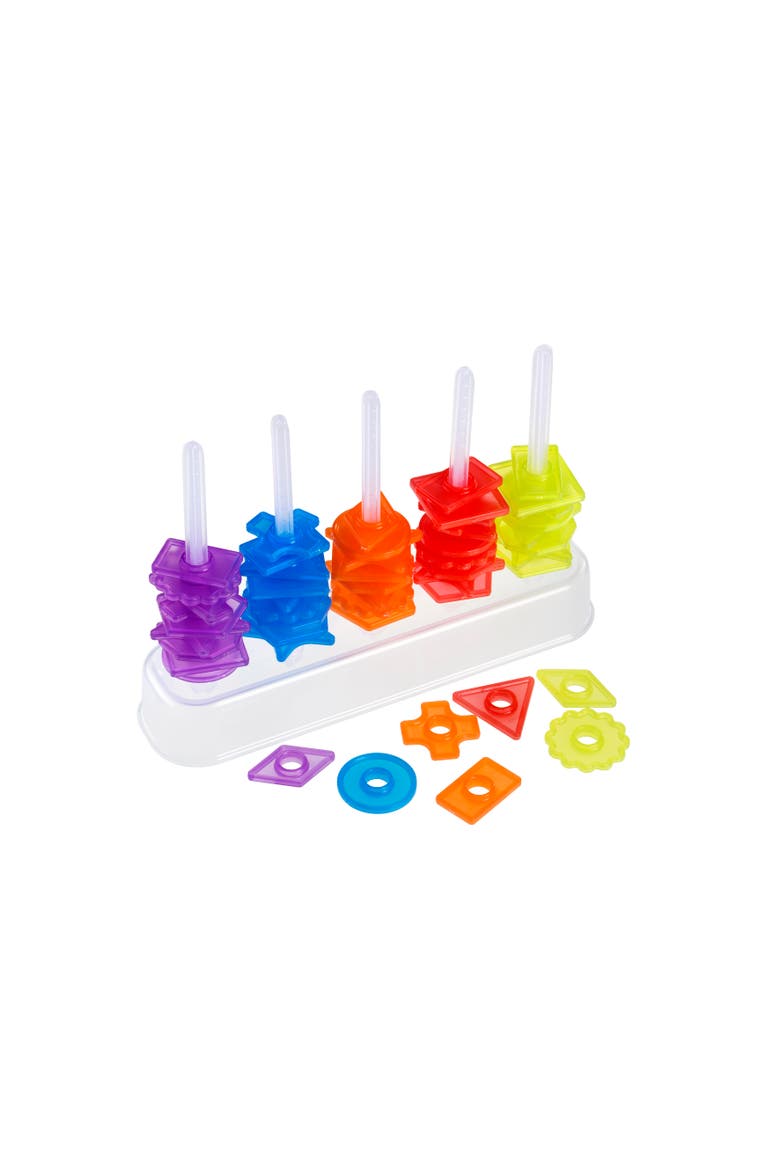 Translucent Sort And Shapes Abacolor, Alternate, color, Multi