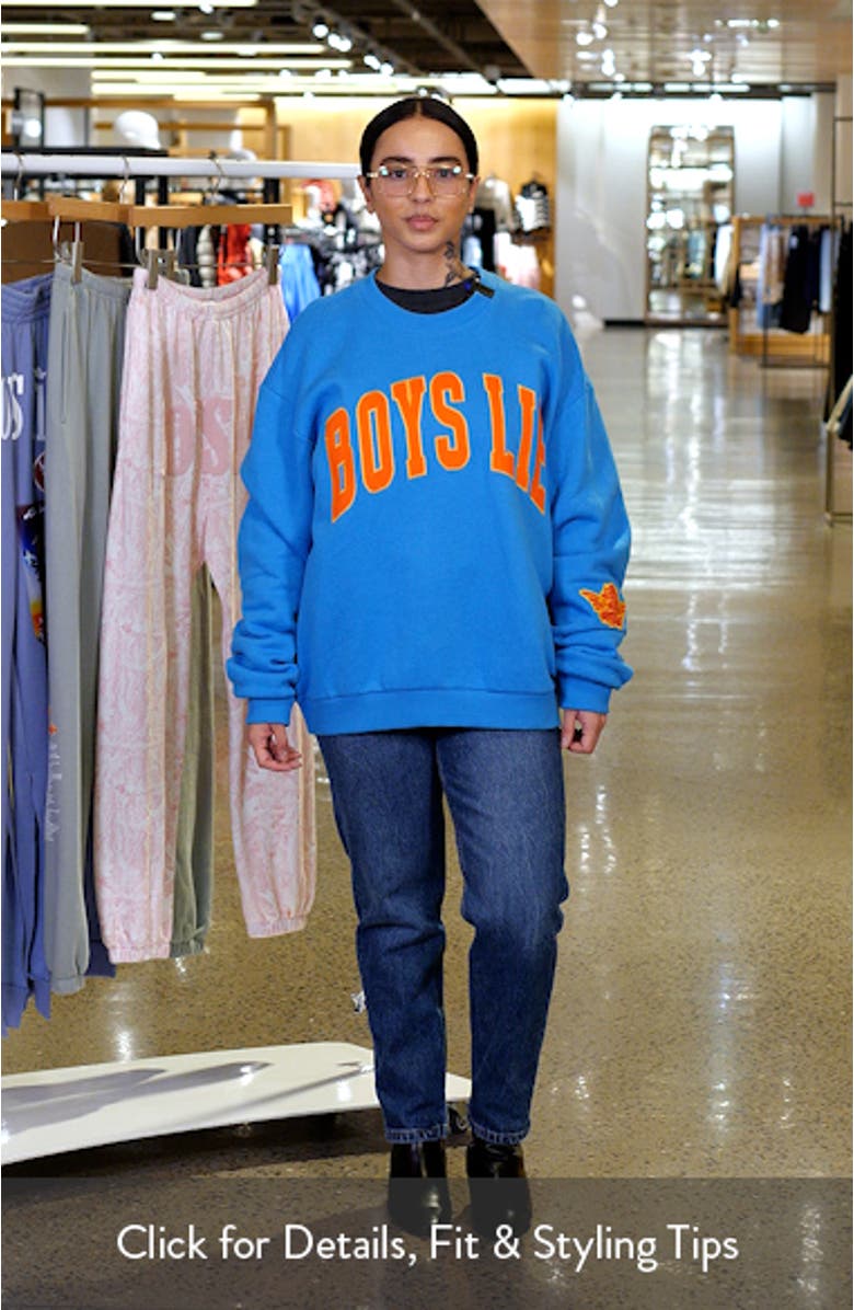 BOYS LIE Razzle Dazzle Kara Crewneck Sweatshirt | Nordstrom