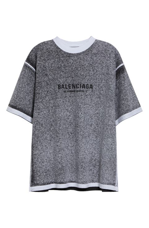 Medium Fit Jaspé Logo T-Shirt