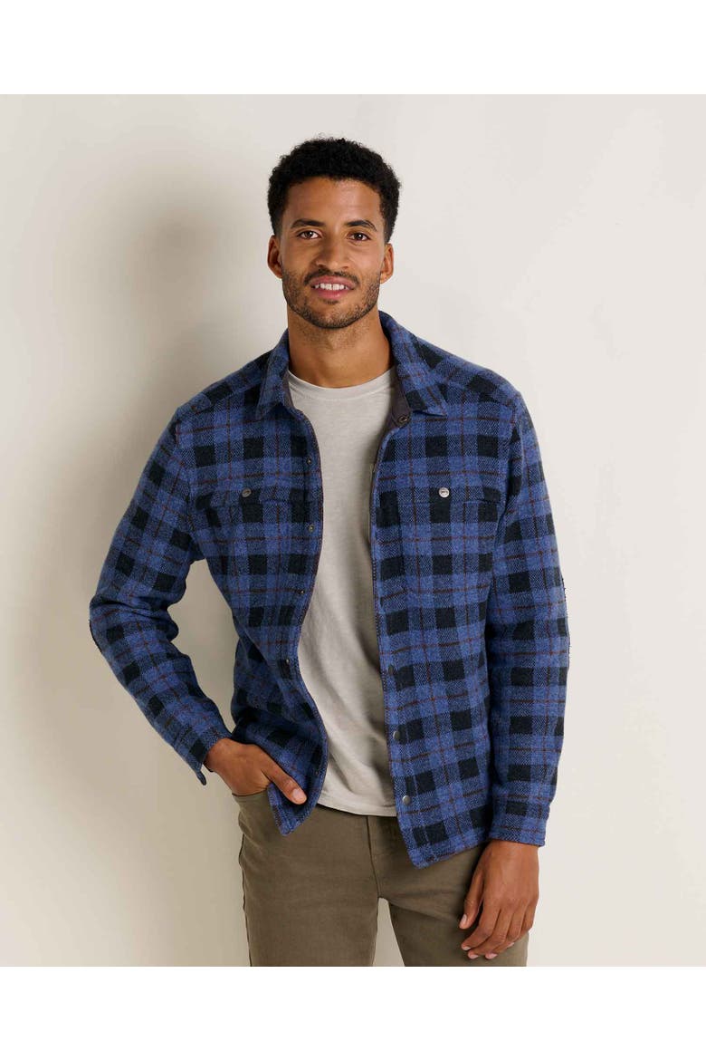 Kennicott Shirt Jacket Pattern, Main, color, Black Plaid