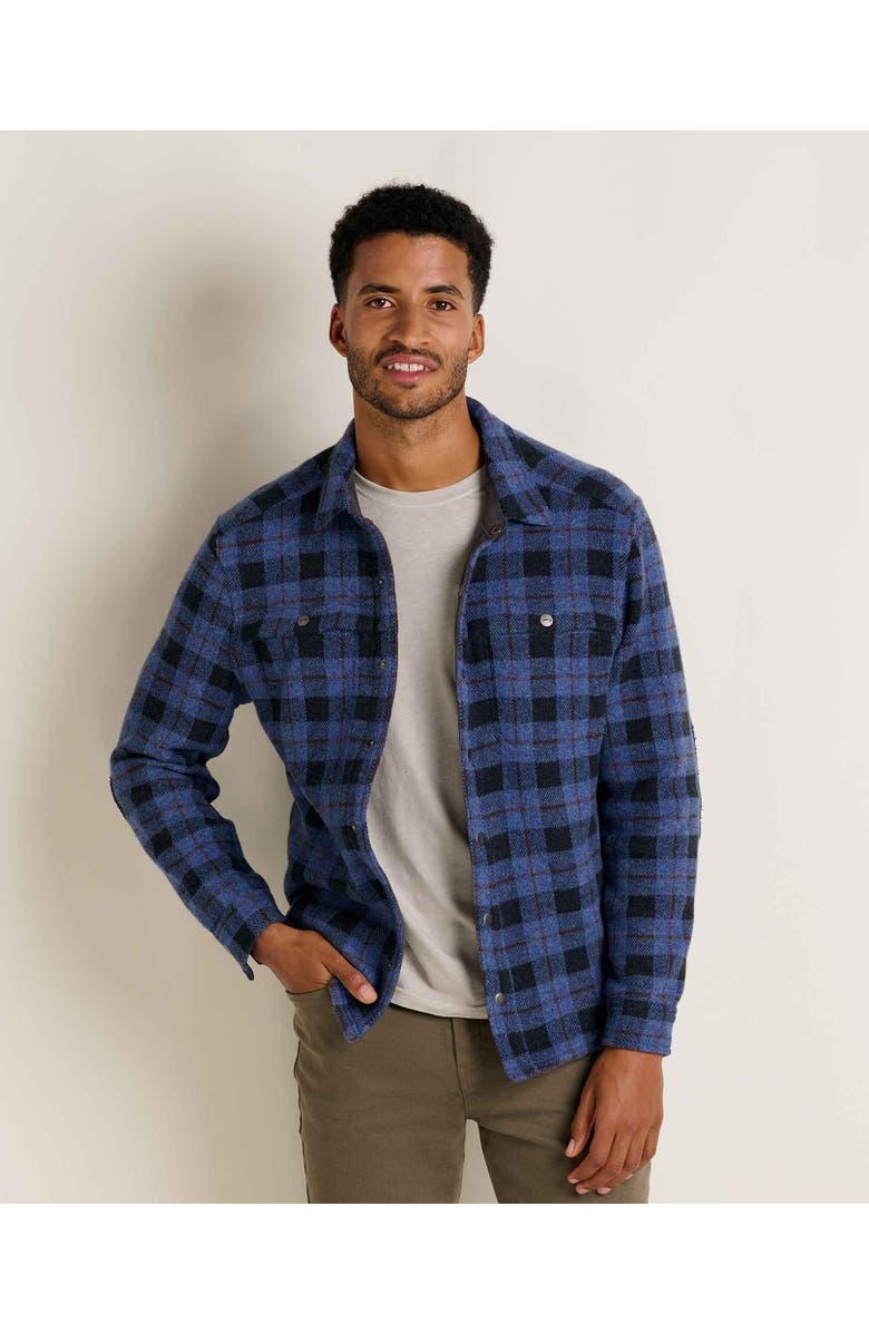 Toad & Co Kennicott Shirt Jacket Pattern, Main, color, Black Plaid