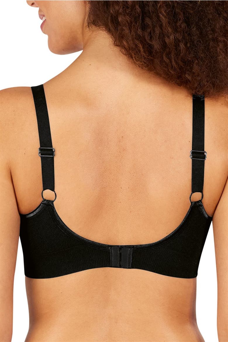 Eliza Wire-Free Bra, Alternate, color, black
