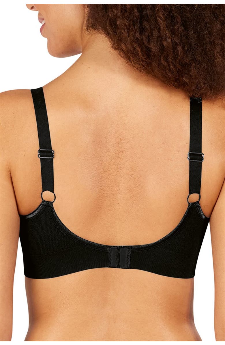 Amoena Eliza Wire-Free Bra, Alternate, color, Black