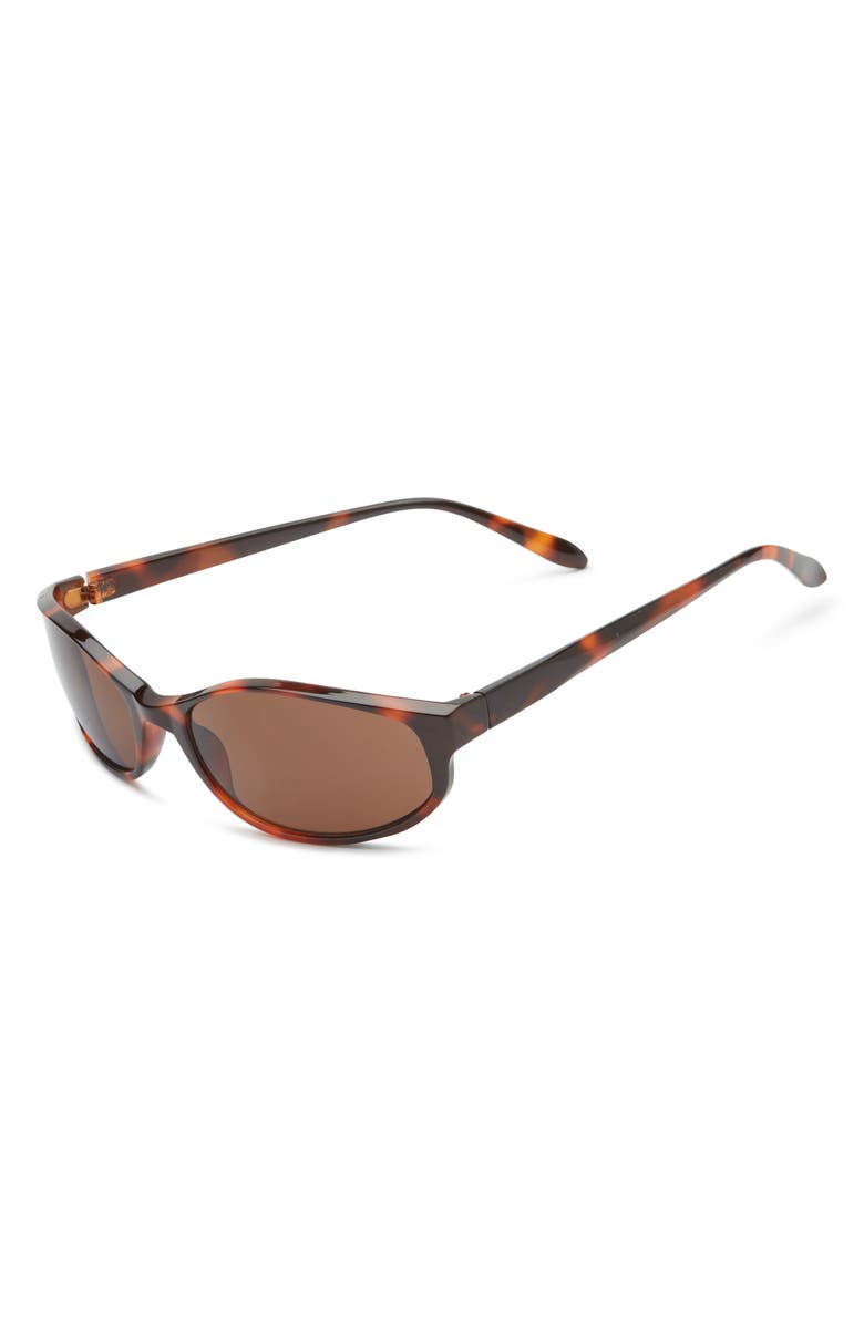 BP. Oval Wrap Sunglasses, Alternate, color, Tortoise