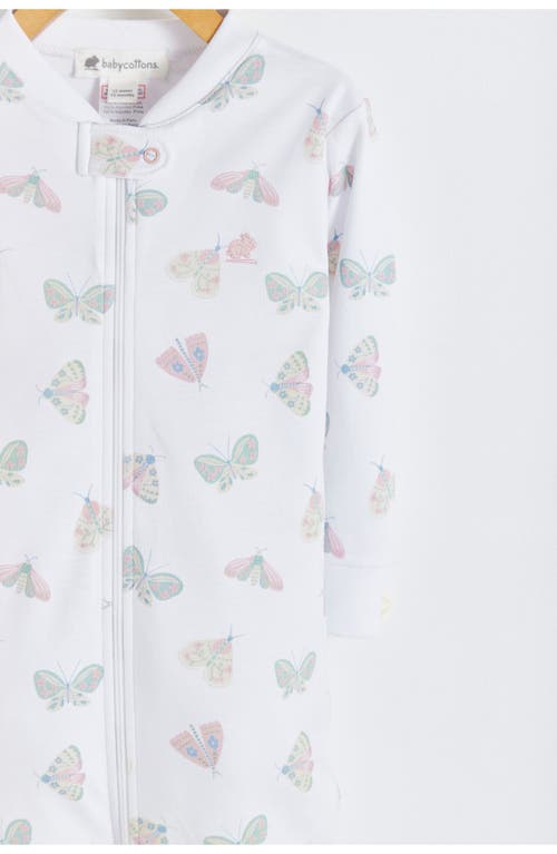 BABYCOTTONS BABYCOTTONS LISA SNUG ZIP FOOTED PAJAMA