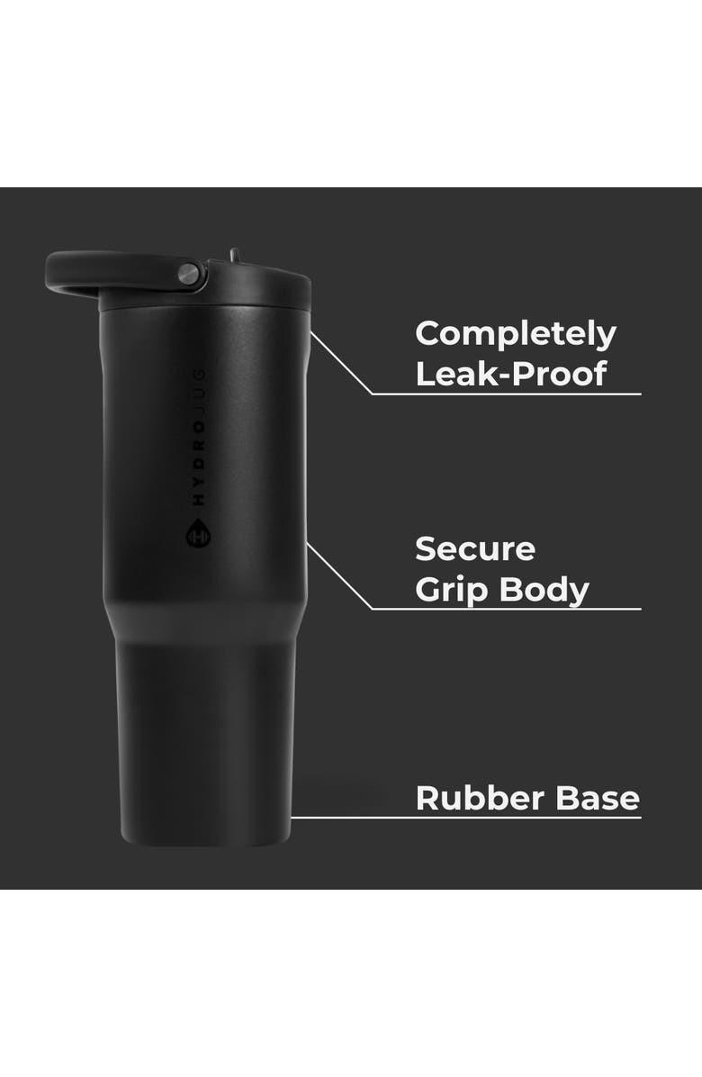 HydroJug Sport - Leakproof Water Bottle Durable for Gym or Outdoors, Alternate, color, Black