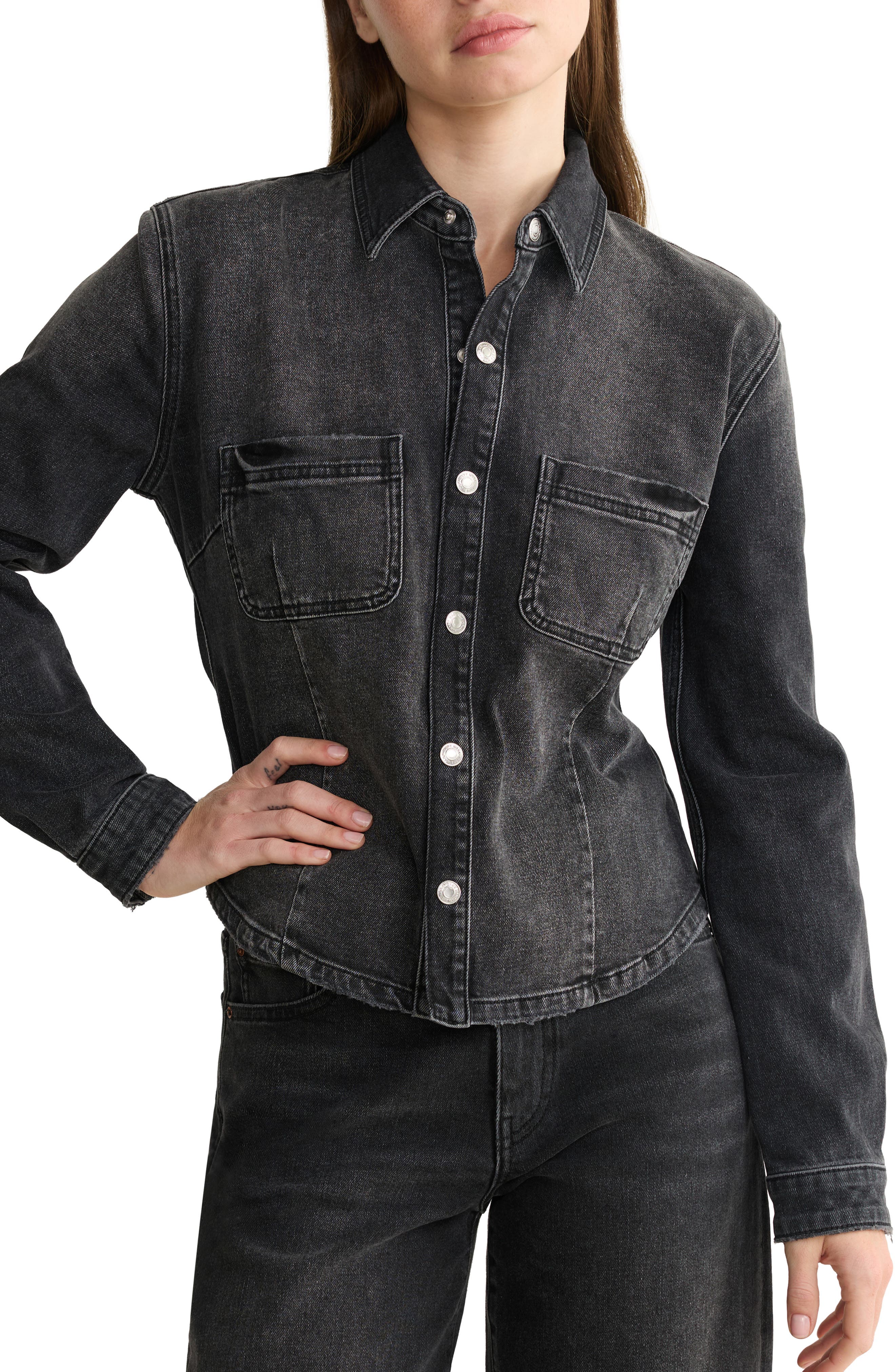 WARP+WEFT BNA Soft Curve Barrel Jeans (Women) | Nordstrom