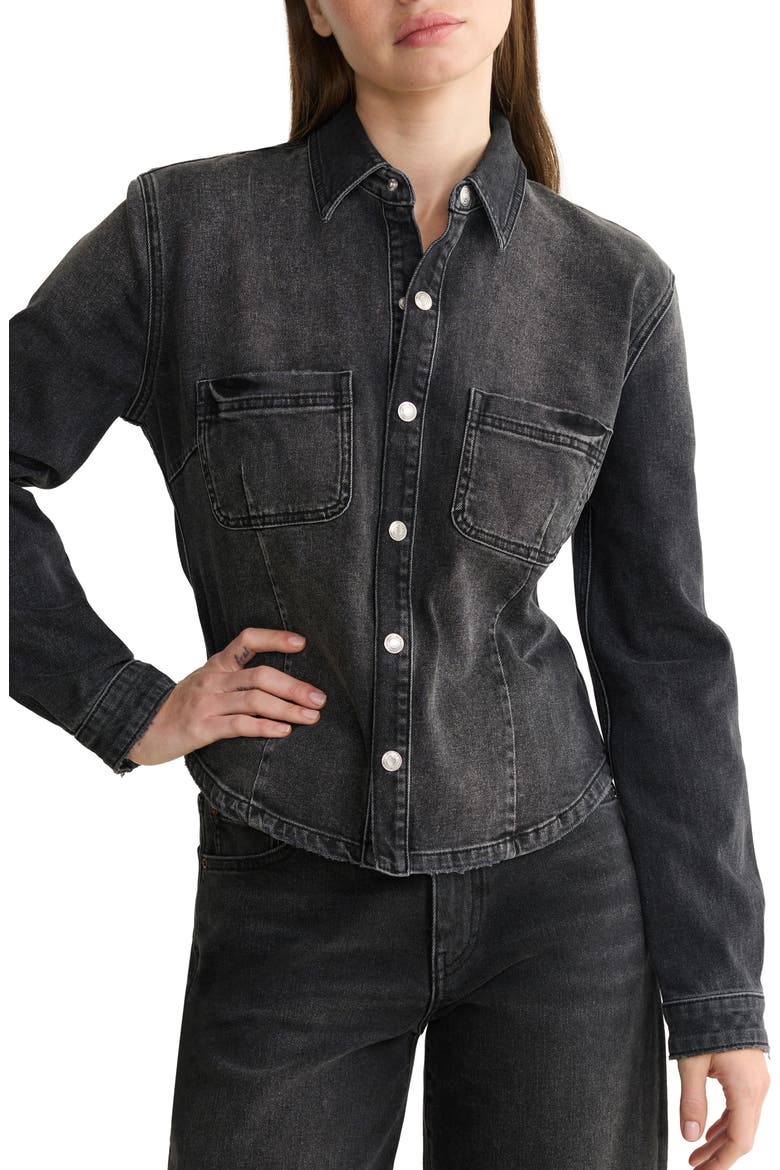 BNA Soft Curve Barrel Jeans, Alternate, color, IN THE NIGHT