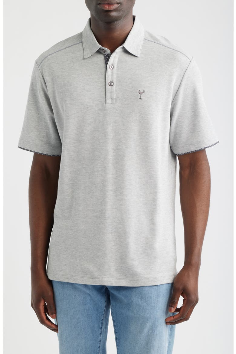 Teeny Martini 5 O'Clock IslandZone® Polo, Main, color, CONCRETE GREY HEATHER