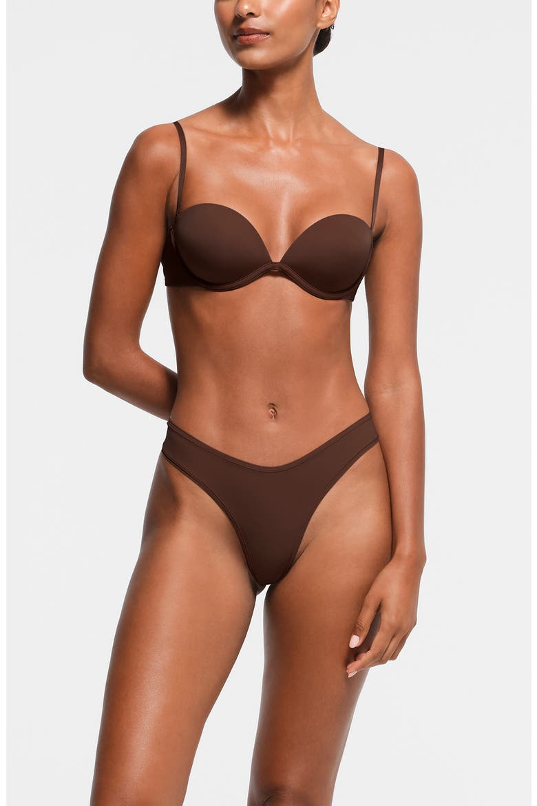 Underwire Multi-Way Bra, Alternate, color, COCOA