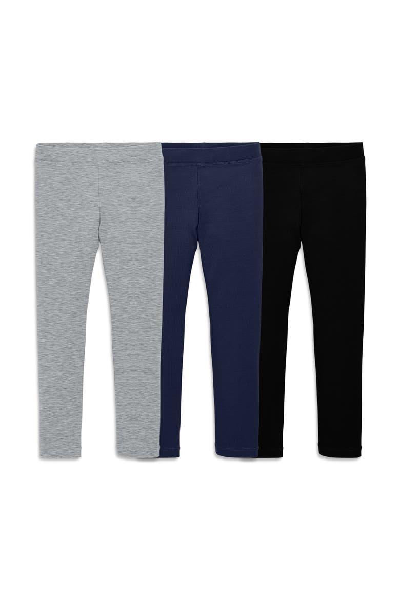 Legging 3-pack, Main, color, Navy Mix