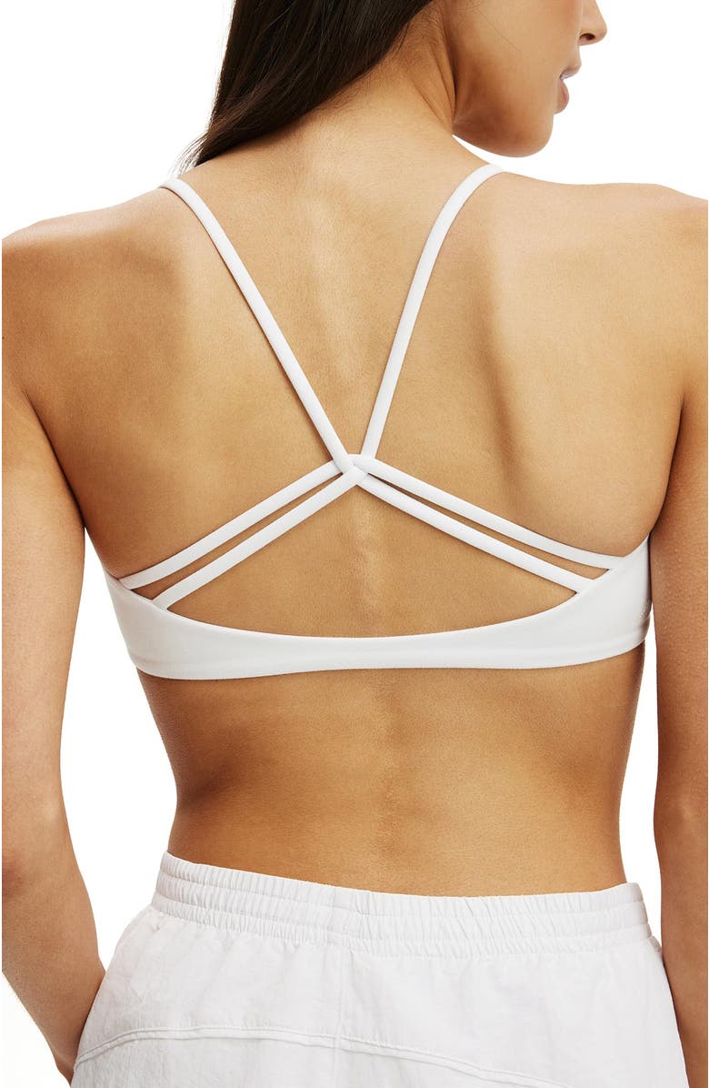 COTTON ON BODY Women's Active Ultra Soft Scoop V Crop, Alternate, color, White