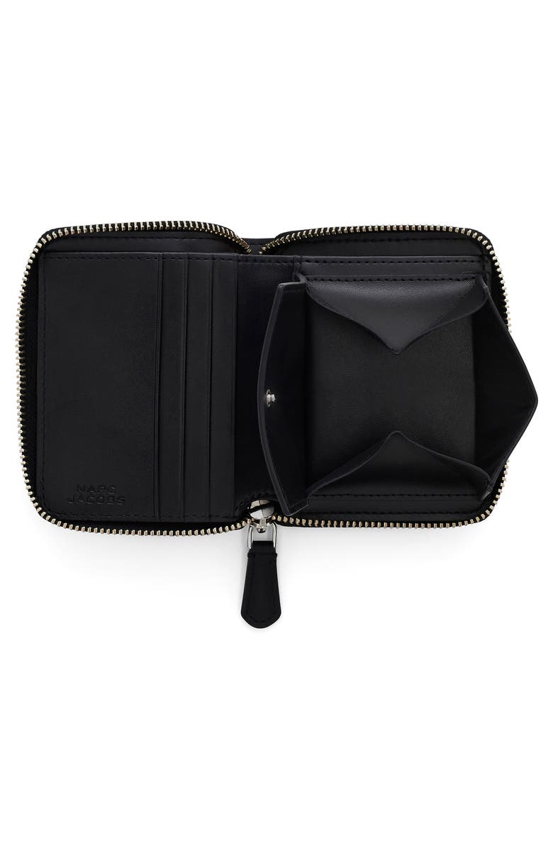 Marc Jacobs The Everyday Slim Compact Wallet, Alternate, color, Black