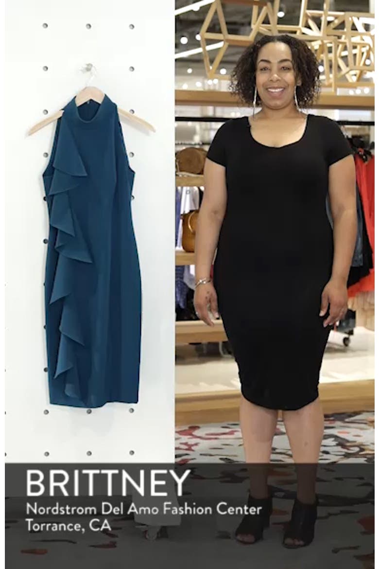 Ruffle Sheath Dress video