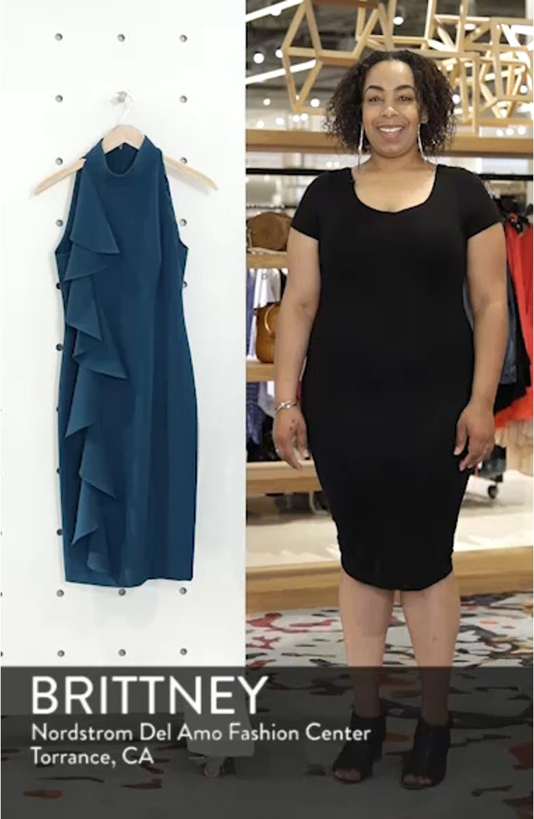 Ruffle Sheath Dress, sales video thumbnail